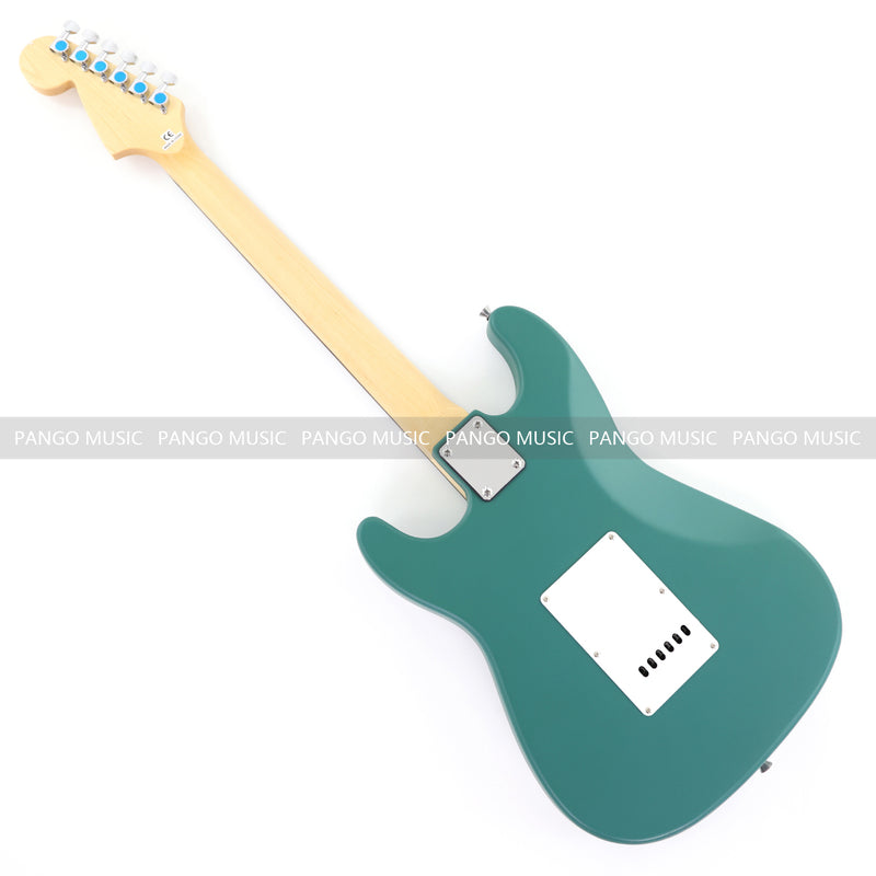 6-String ST-Style Electric Guitar with Matte Teal Finish (PHY-170F, Fast Shipping, Tariff-free)