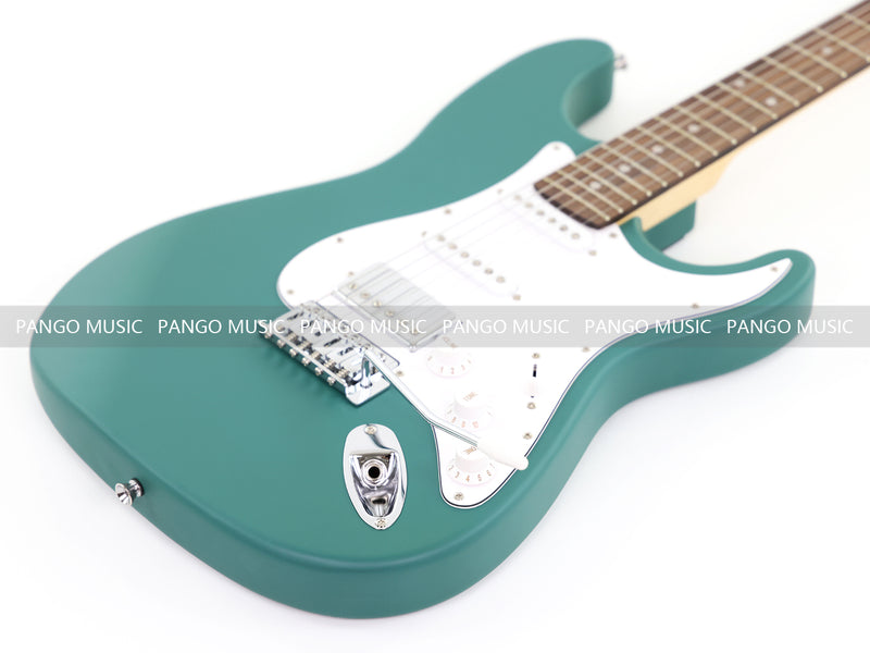 6-String ST-Style Electric Guitar with Matte Teal Finish (PHY-170F, Fast Shipping, Tariff-free)