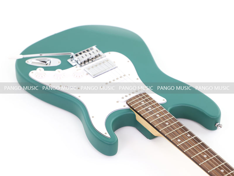 6-String ST-Style Electric Guitar with Matte Teal Finish (PHY-170F, Fast Shipping, Tariff-free)