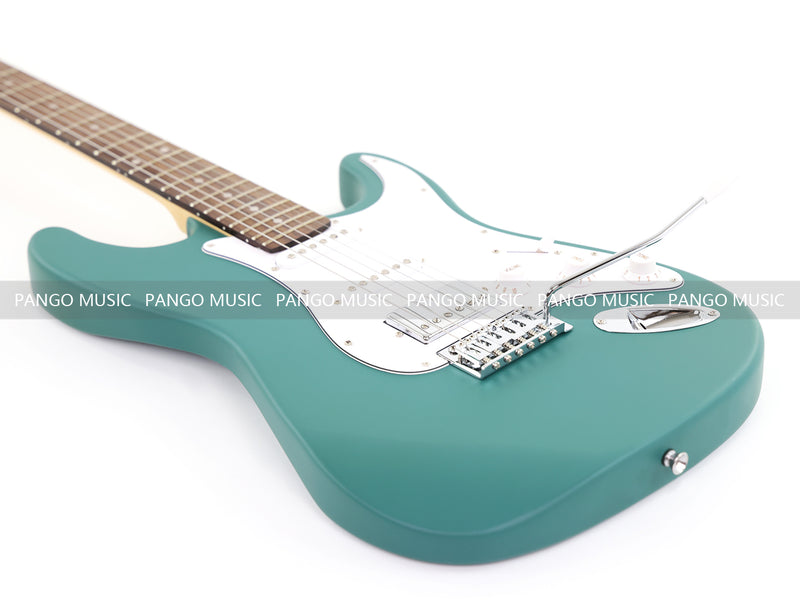 6-String ST-Style Electric Guitar with Matte Teal Finish (PHY-170F, Fast Shipping, Tariff-free)