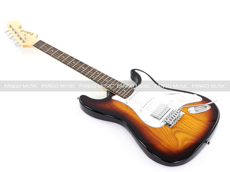 6-String ST-Style Electric Guitar with Gloss Sunburst Finish (PHY-171F, Fast Shipping, Tariff-free)