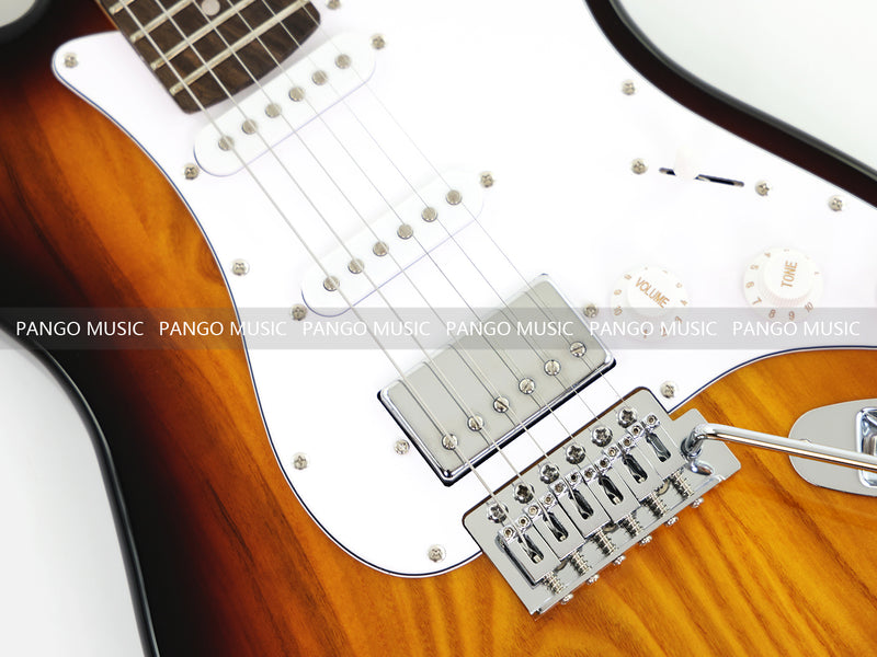 6-String ST-Style Electric Guitar with Gloss Sunburst Finish (PHY-171F, Fast Shipping, Tariff-free)