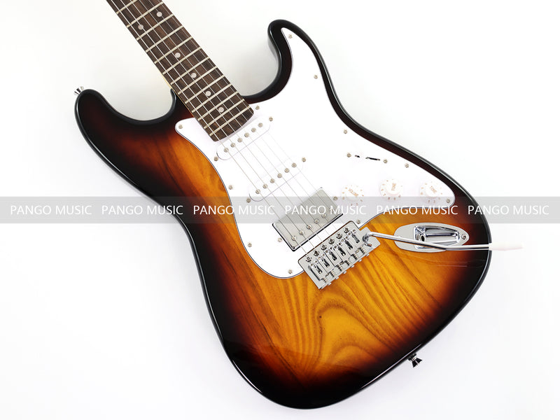 6-String ST-Style Electric Guitar with Gloss Sunburst Finish (PHY-171F, Fast Shipping, Tariff-free)