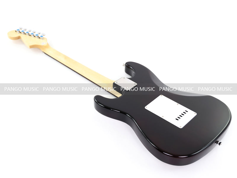 6-String ST-Style Electric Guitar with Gloss Sunburst Finish (PHY-171F, Fast Shipping, Tariff-free)