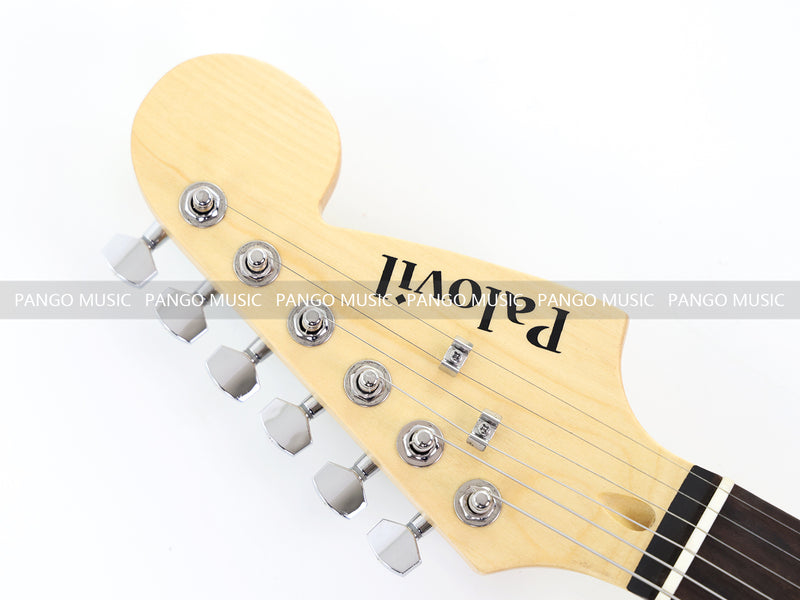 6-String ST-Style Electric Guitar with Gloss Sunburst Finish (PHY-171F, Fast Shipping, Tariff-free)