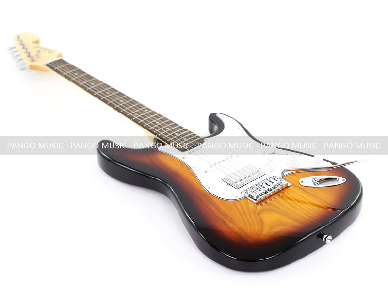 6-String ST-Style Electric Guitar with Gloss Sunburst Finish (PHY-171F, Fast Shipping, Tariff-free)