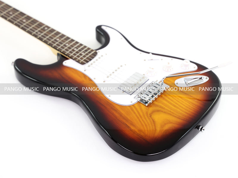 6-String ST-Style Electric Guitar with Gloss Sunburst Finish (PHY-171F, Fast Shipping, Tariff-free)