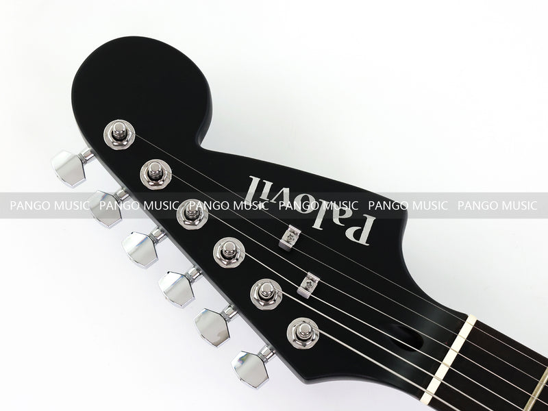 6-String ST-Style Electric Guitar with Matte Black Finish (PHY-172F, Fast Shipping, Tariff-free)