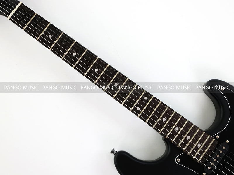 6-String ST-Style Electric Guitar with Matte Black Finish (PHY-172F, Fast Shipping, Tariff-free)
