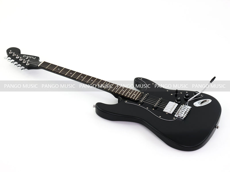6-String ST-Style Electric Guitar with Matte Black Finish (PHY-172F, Fast Shipping, Tariff-free)