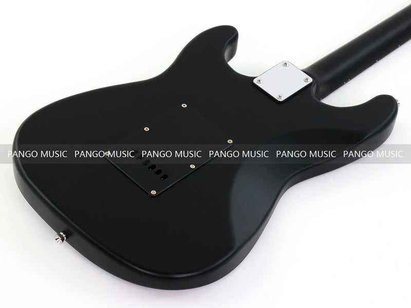 6-String ST-Style Electric Guitar with Matte Black Finish (PHY-172F, Fast Shipping, Tariff-free)