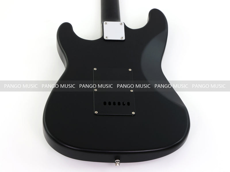 6-String ST-Style Electric Guitar with Matte Black Finish (PHY-172F, Fast Shipping, Tariff-free)