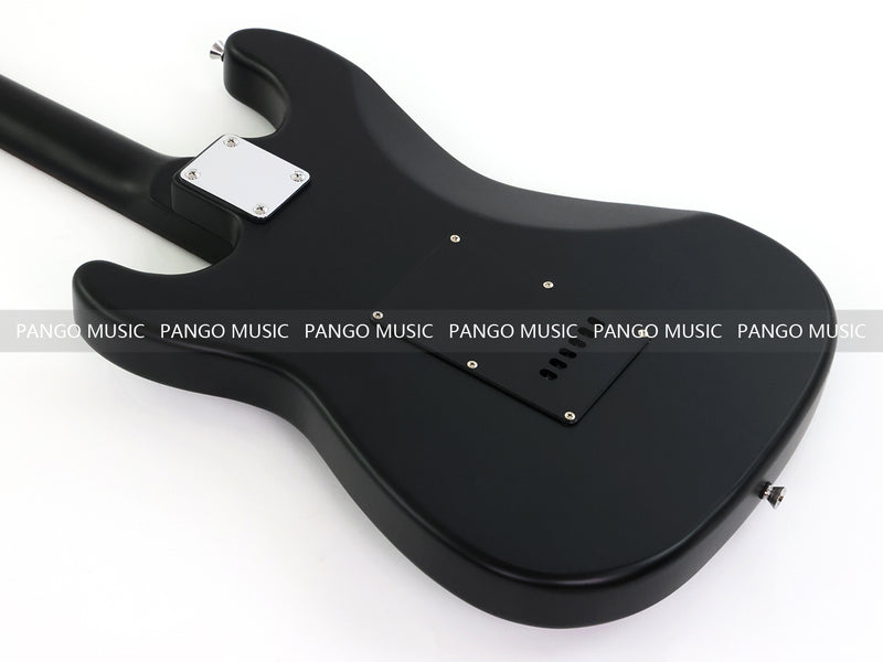 6-String ST-Style Electric Guitar with Matte Black Finish (PHY-172F, Fast Shipping, Tariff-free)