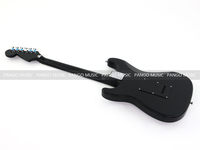 6-String ST-Style Electric Guitar with Matte Black Finish (PHY-172F, Fast Shipping, Tariff-free)