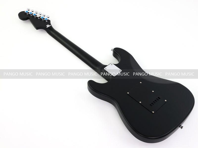6-String ST-Style Electric Guitar with Matte Black Finish (PHY-172F, Fast Shipping, Tariff-free)