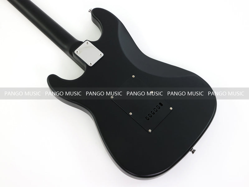 6-String ST-Style Electric Guitar with Matte Black Finish (PHY-172F, Fast Shipping, Tariff-free)
