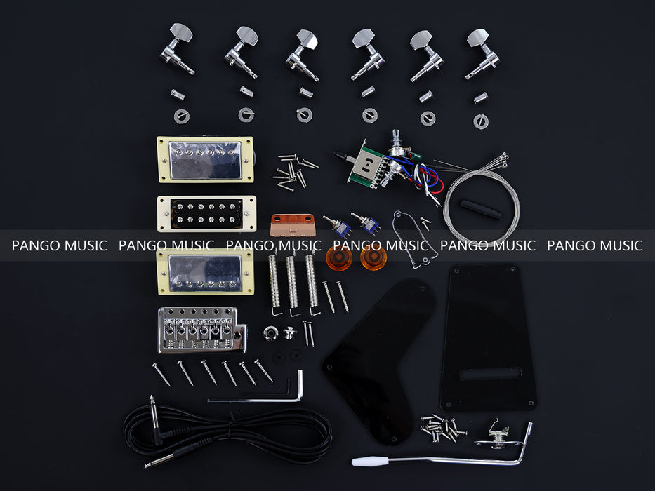 PRS Style DIY Electric Guitar Kit with F Hole (16488, Limited Edition)