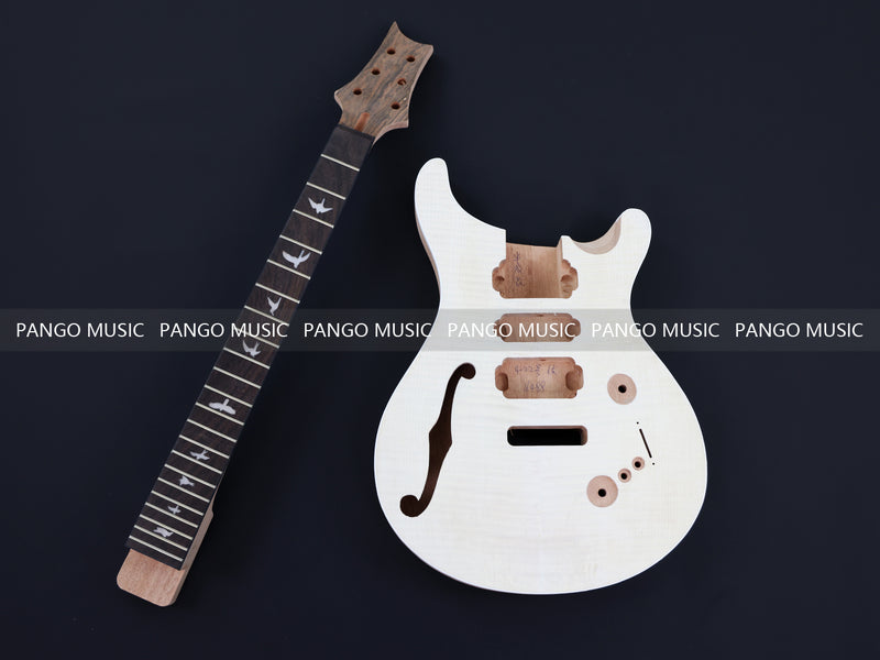 PRS Style DIY Electric Guitar Kit with F Hole (16488, Limited Edition)
