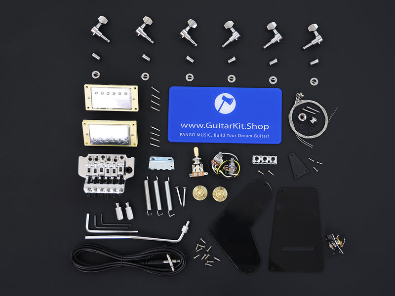 PRS Style DIY Electric Guitar Kit with Solid Maple Veneer (13430, Limited Edition)