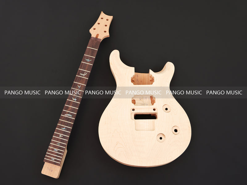 PRS Style DIY Electric Guitar Kit with Solid Maple Veneer (13430, Limited Edition)