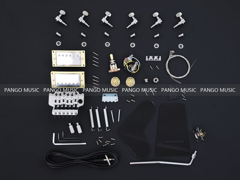 PRS Style DIY Electric Guitar Kit with Solid Maple Veneer (13430, Limited Edition)