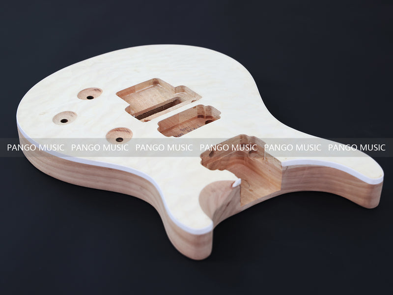 PRS Style DIY Electric Guitar Kit with Quilted Maple Top (12066, Limited Edition)