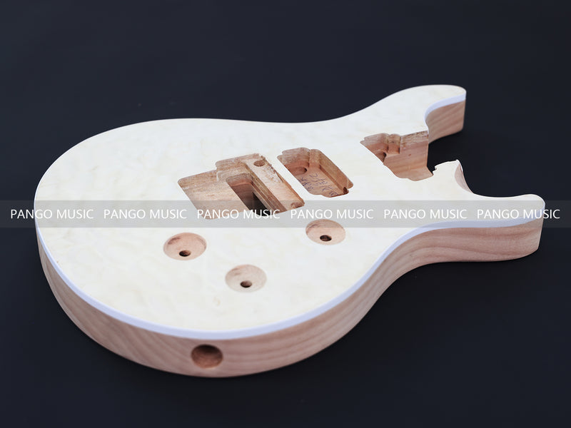 PRS Style DIY Electric Guitar Kit with Quilted Maple Top (12066, Limited Edition)