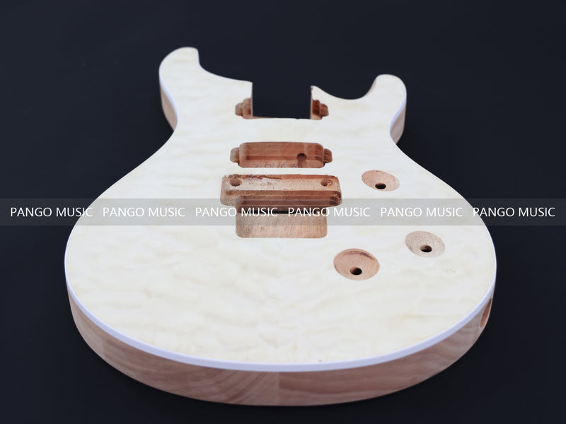 PRS Style DIY Electric Guitar Kit with Quilted Maple Top (12066, Limited Edition)