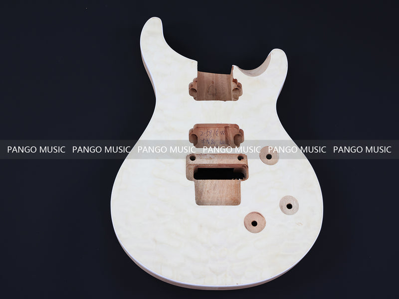 PRS Style DIY Electric Guitar Kit with Quilted Maple Top (12066, Limited Edition)