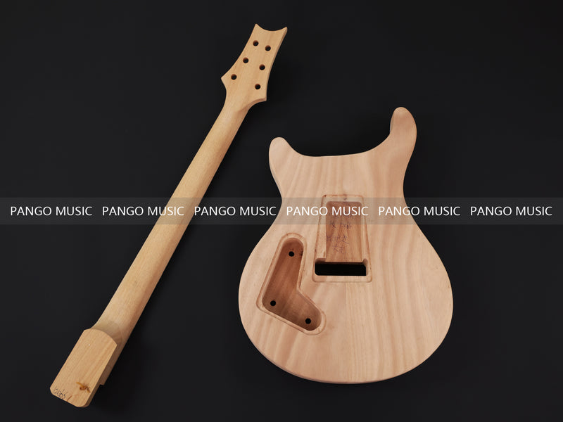 PRS Style DIY Electric Guitar Kit with Quilted Maple Top (12066, Limited Edition)