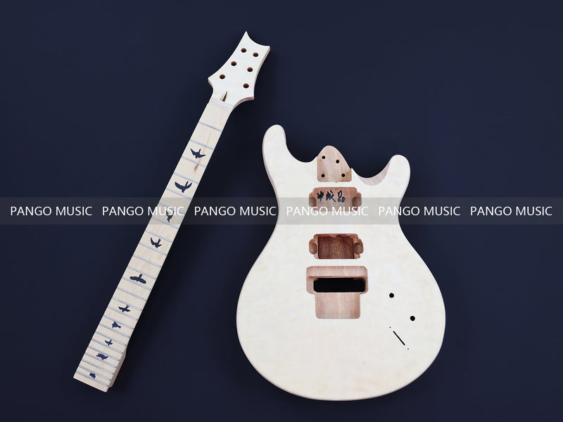 PRS Style DIY Electric Guitar Kit with Quilted Maple Top (12322, Limited Edition)
