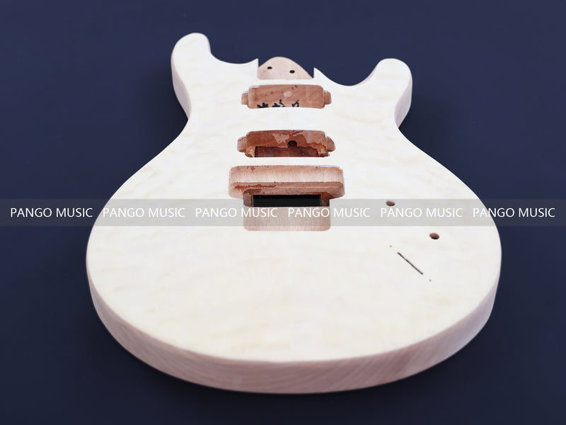 PRS Style DIY Electric Guitar Kit with Quilted Maple Top (12322, Limited Edition)
