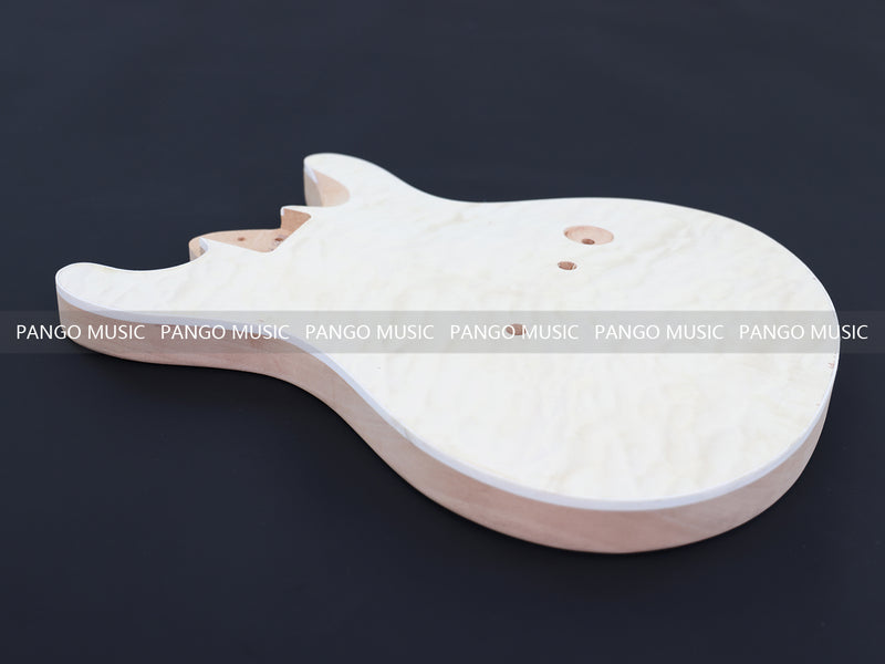PRS Style DIY Electric Guitar Kit with Quilted Maple Top (12403, No Hardware, Limited Edition)