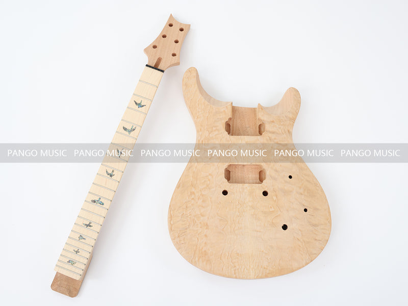 PRS Style DIY Electric Guitar Kit with Quilted Maple Top (LRF-046, Limited Edition)