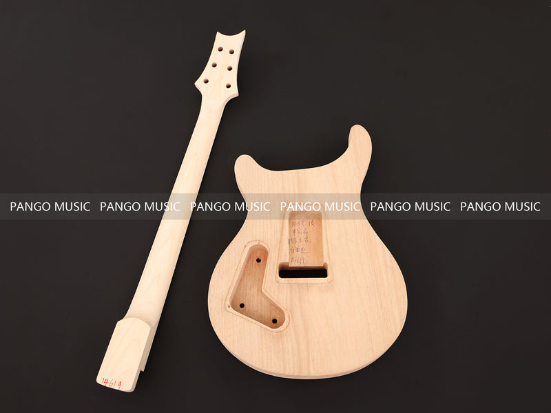 PRS Style DIY Electric Guitar Kit with Quilted Maple Veneer (14619, Limited Edition)