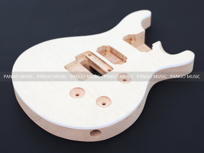 PRS Style DIY Electric Guitar Kit with Quilted Maple Veneer (14619, Limited Edition)