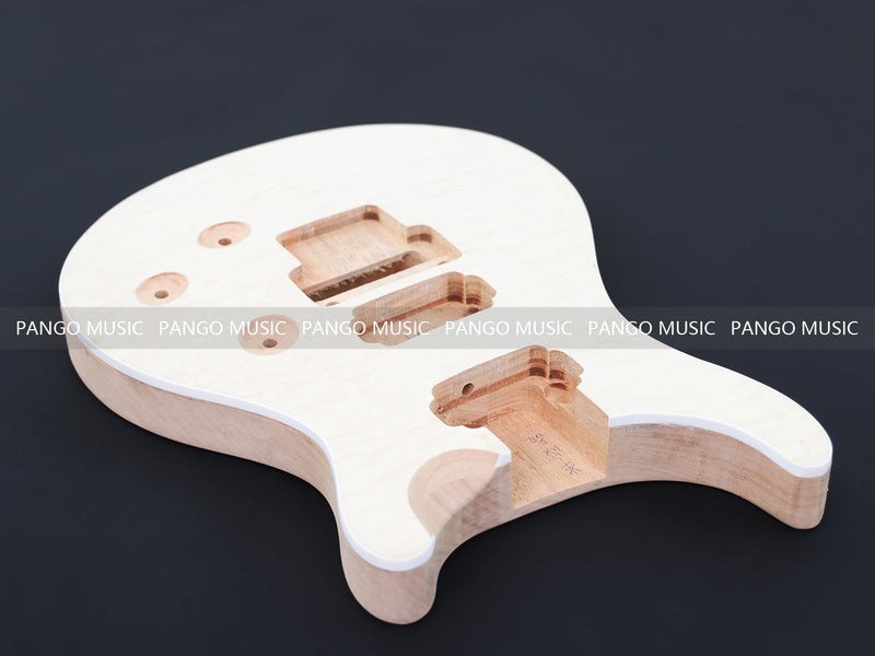 PRS Style DIY Electric Guitar Kit with Quilted Maple Veneer (14619, Limited Edition)