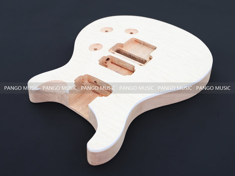 PRS Style DIY Electric Guitar Kit with Quilted Maple Veneer (14619, Limited Edition)