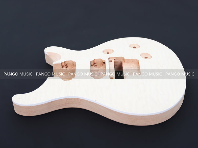 PRS Style DIY Electric Guitar Kit with Quilted Maple Veneer (14619, Limited Edition)