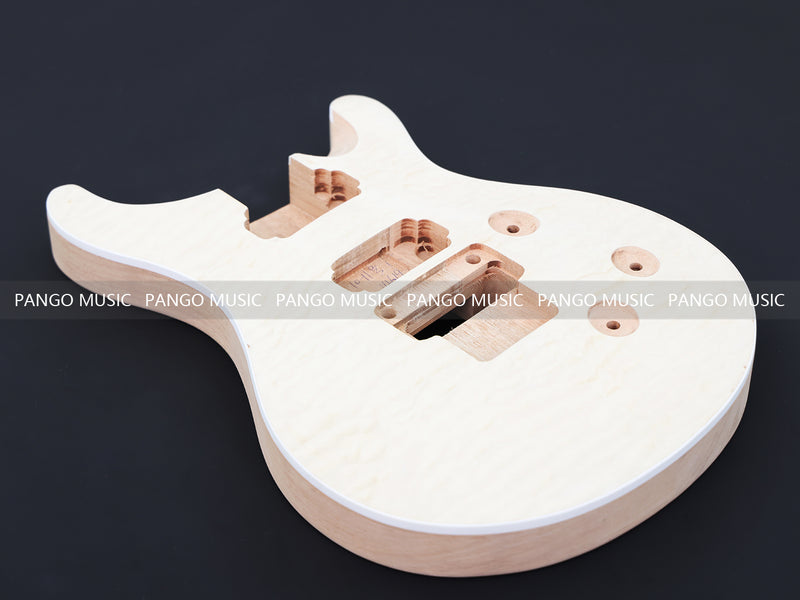 PRS Style DIY Electric Guitar Kit with Quilted Maple Veneer (14619, Limited Edition)