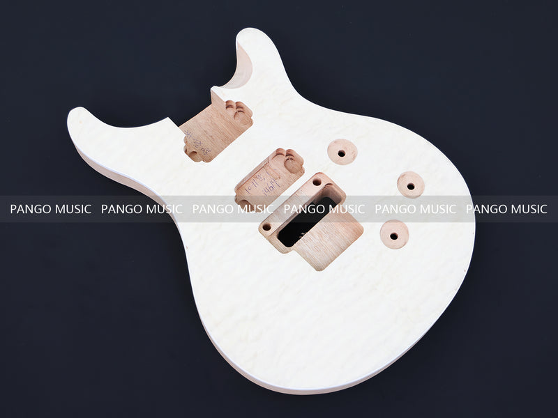 PRS Style DIY Electric Guitar Kit with Quilted Maple Veneer (14619, Limited Edition)