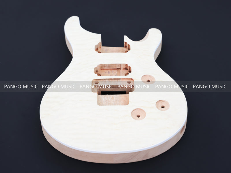 PRS Style DIY Electric Guitar Kit with Quilted Maple Veneer (14619, Limited Edition)