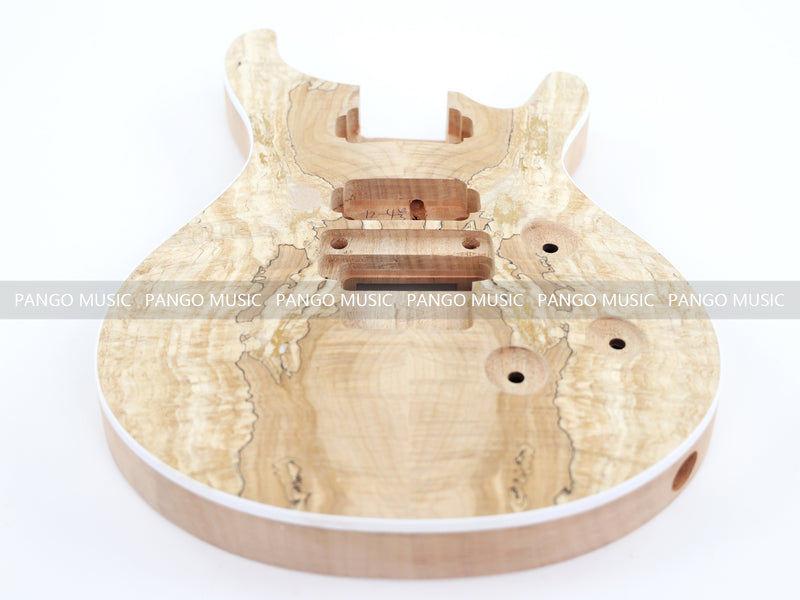 PRS Style DIY Electric Guitar Kit with Spalted Maple Top (11460, Limited Edition)