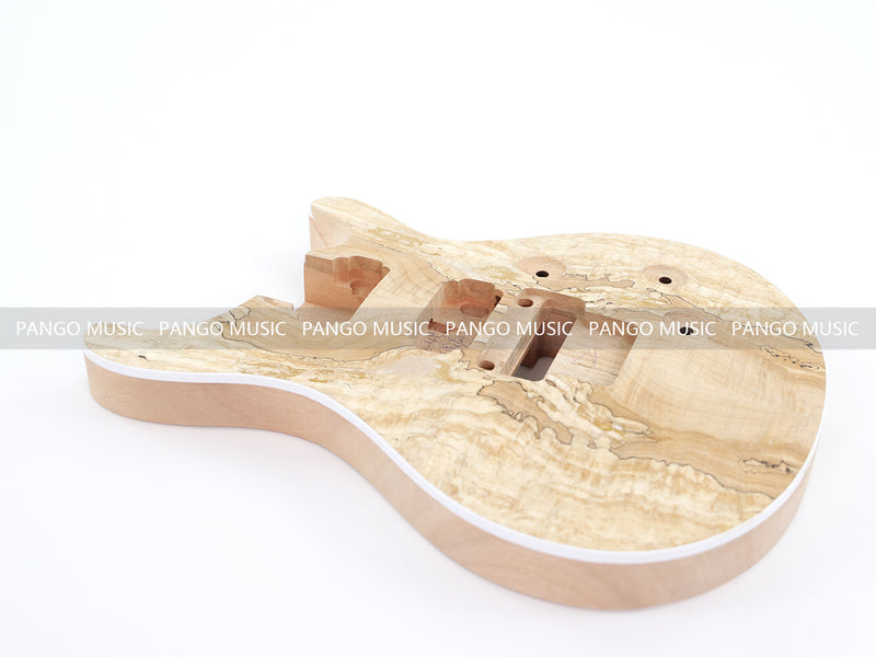PRS Style DIY Electric Guitar Kit with Spalted Maple Top (11460, Limited Edition)