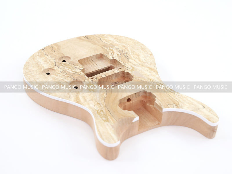 PRS Style DIY Electric Guitar Kit with Spalted Maple Top (11460, Limited Edition)