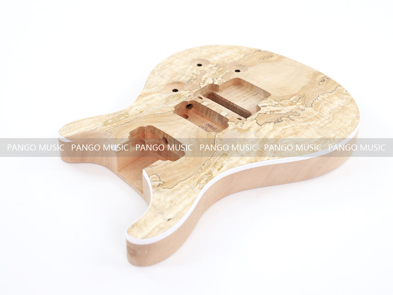 PRS Style DIY Electric Guitar Kit with Spalted Maple Top (11460, Limited Edition)