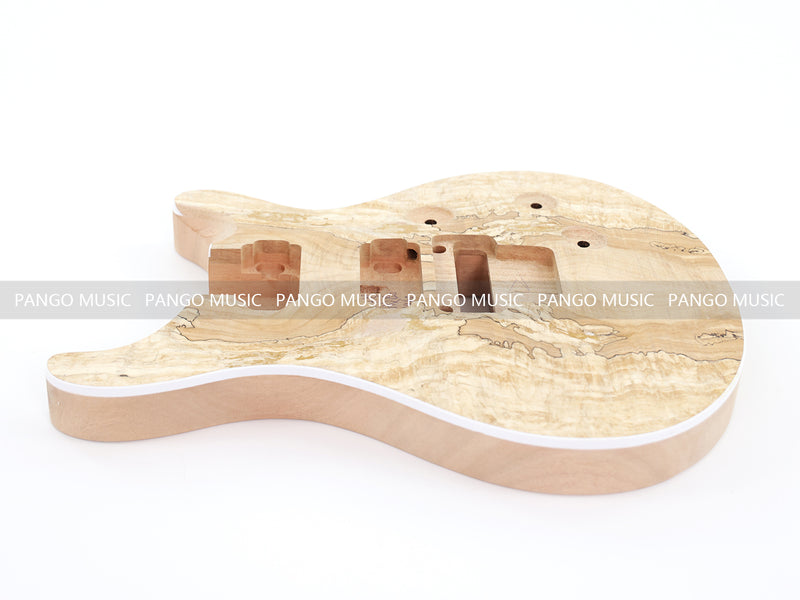 PRS Style DIY Electric Guitar Kit with Spalted Maple Top (11460, Limited Edition)