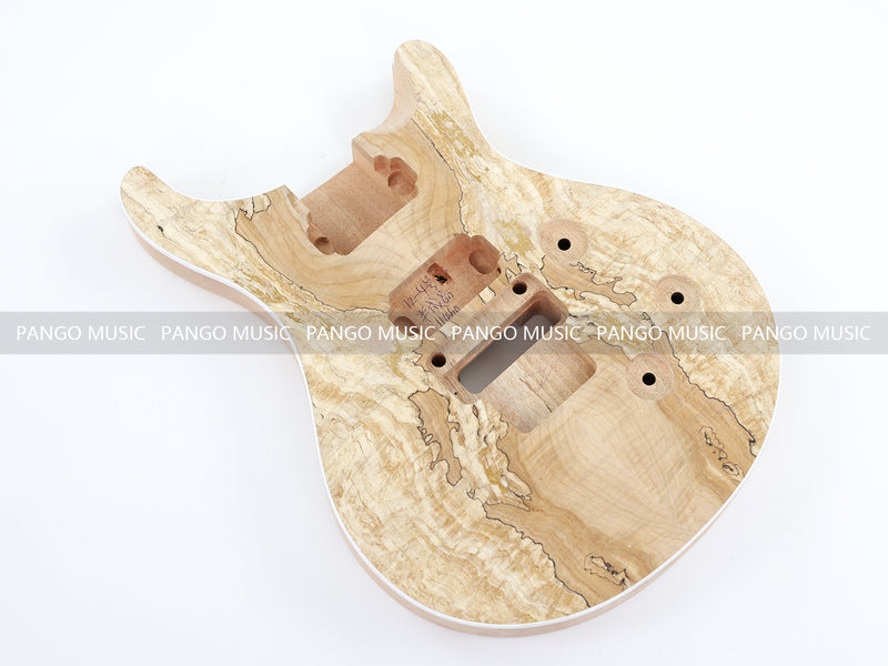 PRS Style DIY Electric Guitar Kit with Spalted Maple Top (11460, Limited Edition)