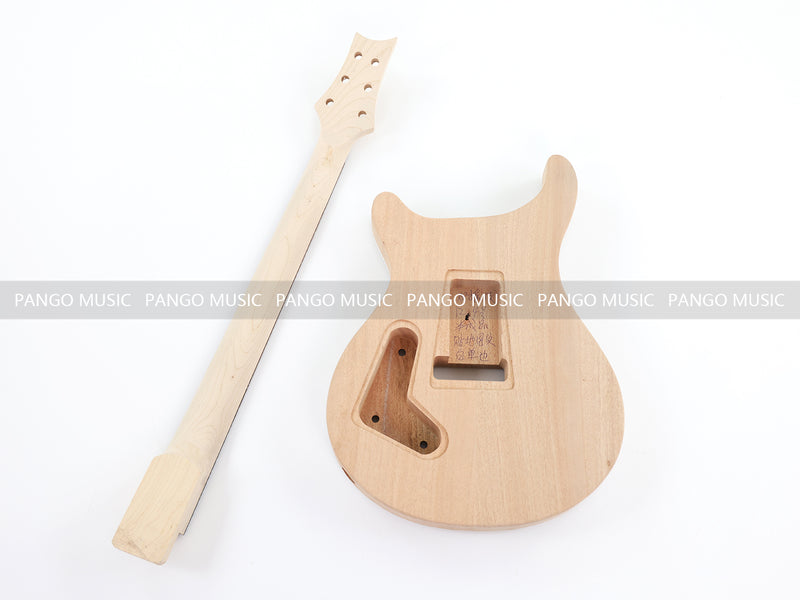 PRS Style DIY Electric Guitar Kit with Spalted Maple Top (11460, Limited Edition)