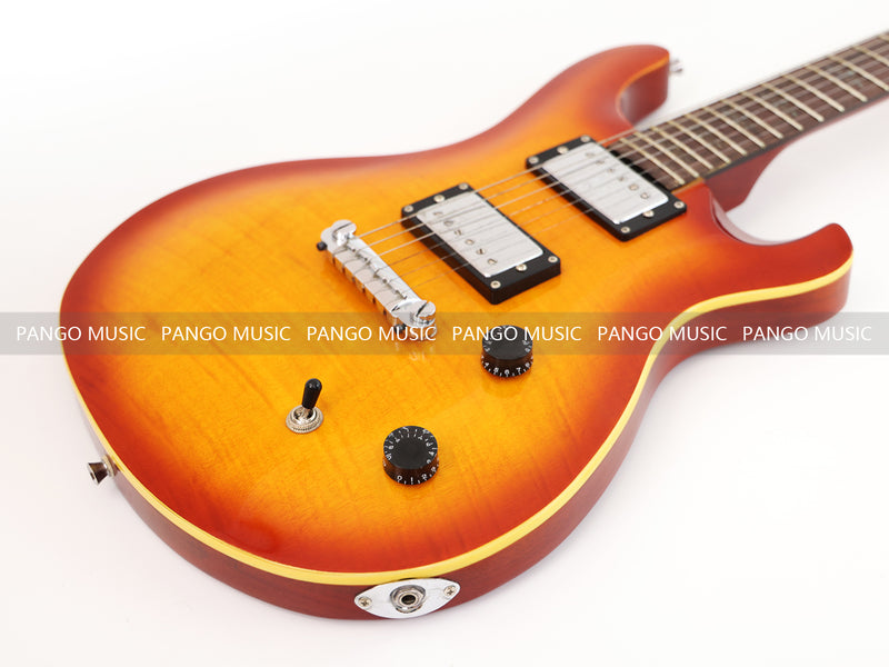 PRS Style Electric Guitar with Flamed Maple Top (ZQN0065, Limited Edition)